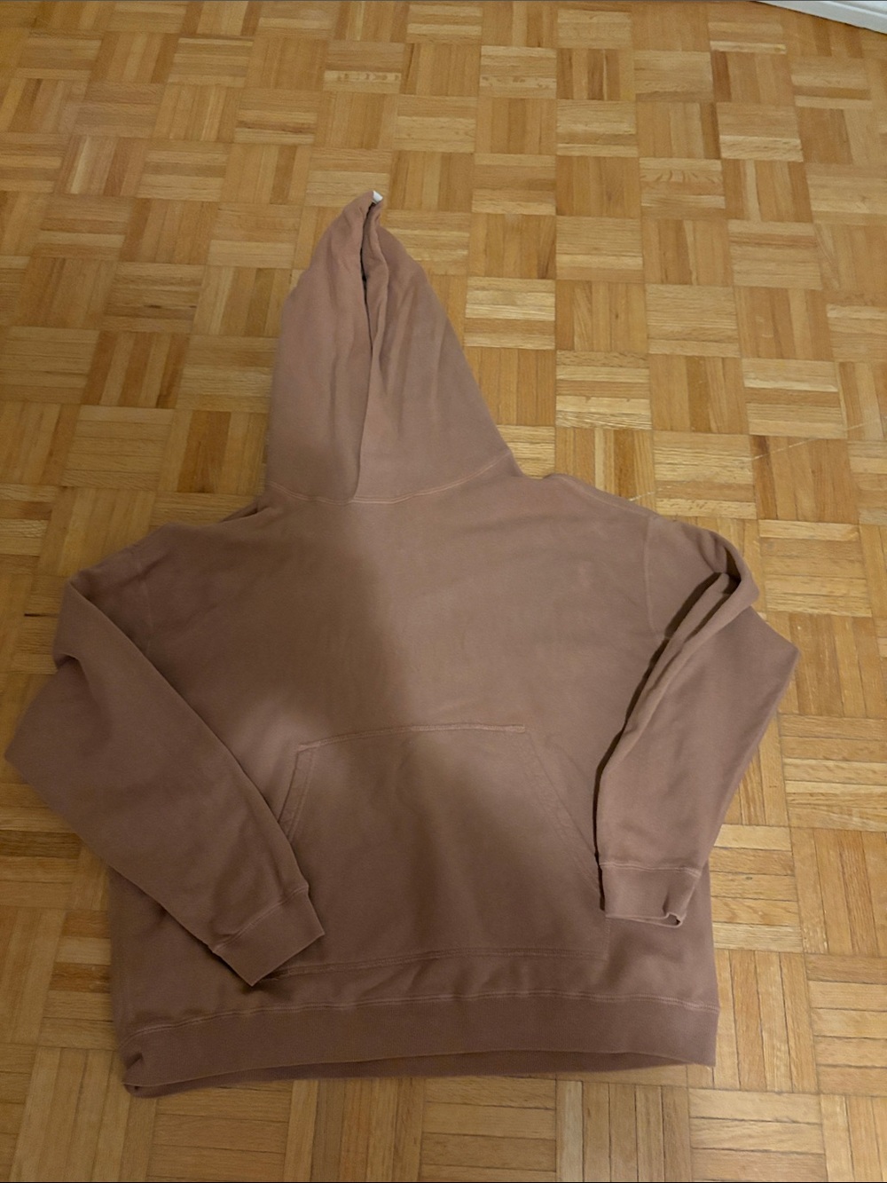 Tkees Cozy Solid Pullover Hoodie in Mauve Brown
